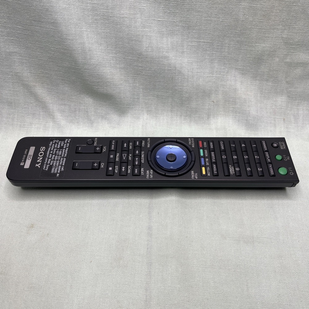 Sony RMT-B101A Blu Ray DVD Player Remote Control OEM Replacement Tested - Picture 3 of 6